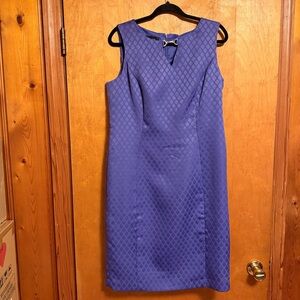 Elegant Purple Sleeveless Dress